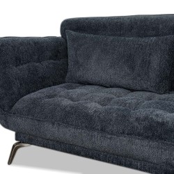 Bella Casa Cassia Sofa 3+2+1 D.Grey Fabric