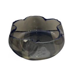 Bella Casa Fruit Bowl Glass Vase Black 20x8 cm Ref CM246043