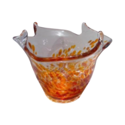 Bella Casa Glass Vase Brown...
