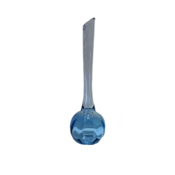 Bella Casa Flute Glass Vase Blue 13x40 cm Ref CM246064