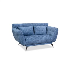 Bella Casa Cassia Sofa 3+2+1 in Ocean Blue Col