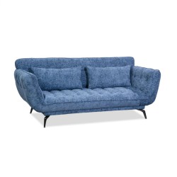 Bella Casa Cassia Sofa 3+2+1 in Ocean Blue Col