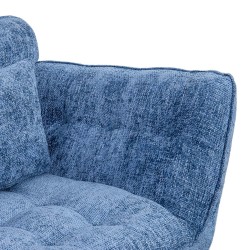 Bella Casa Cassia Sofa 3+2+1 in Ocean Blue Col