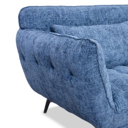 Bella Casa Cassia Sofa 3+2+1 in Ocean Blue Col