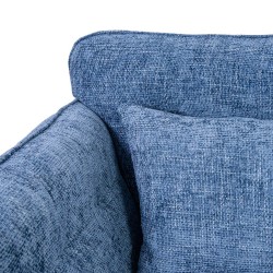 Bella Casa Cassia Sofa 3+2+1 in Ocean Blue Col