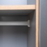 Bella Casa Salvadora Wardrobe 5 Doors & 2 Drawers in Plywood