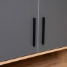 Bella Casa Salvadora Wardrobe 5 Doors & 2 Drawers in Plywood