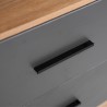 Bella Casa Salvadora Wardrobe 5 Doors & 2 Drawers in Plywood