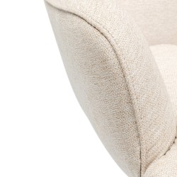 Kare Oscar Swivel Armchair Cream Ref 86364