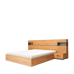 Bella Casa Salvadora Bed 180x200 cm With Night Tables In Plywood
