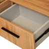 Bella Casa Salvadora Bed 180x200 cm With Night Tables In Plywood