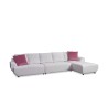 Bella Casa Jano Sofa Corner In White Fabric