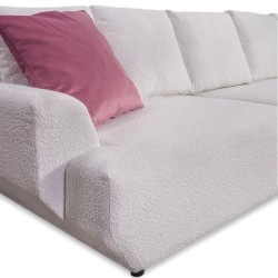 Bella Casa Jano Sofa Corner In White Fabric