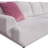 Bella Casa Jano Sofa Corner In White Fabric