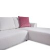 Bella Casa Jano Sofa Corner In White Fabric