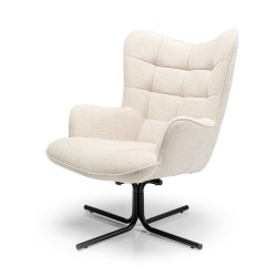 Kare Oscar Swivel Armchair Cream Ref 86364