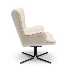 Kare Oscar Swivel Armchair Cream Ref 86364