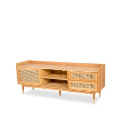 Cavendish Lidia Low TV Cabinet Oak Wood Veneer