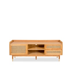 Cavendish Lidia Low TV Cabinet Oak Wood Veneer