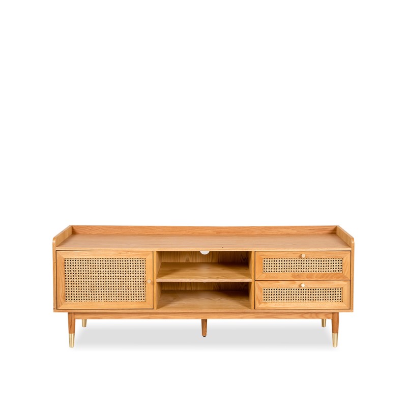 Cavendish Lidia Low TV Cabinet Oak Wood Veneer