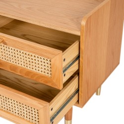 Cavendish Lidia Low TV Cabinet Oak Wood Veneer