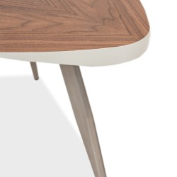 Bella Casa Coralie Side Table Walnut Veneer Ref E14811