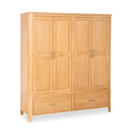 Cavendish Calista Wardrobe 4 Doors With 2 Mirrors