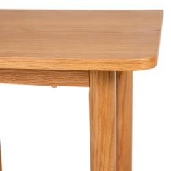 Cavendish Lidia End Table Oak Wood Veneer