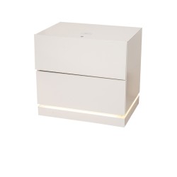 Bella Casa Erminia Night Table White