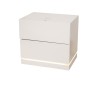 Bella Casa Erminia Night Table White