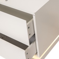 Bella Casa Erminia Night Table White