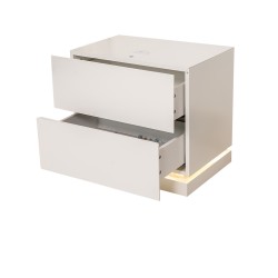 Bella Casa Erminia Night Table White