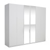 Bella Casa Erminia Wardrobe 6 Doors White