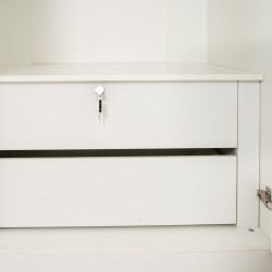 Bella Casa Erminia Wardrobe 6 Doors White