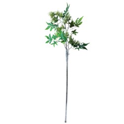 Bella Casa Artificial Flower Green & White 87 cm CM246217
