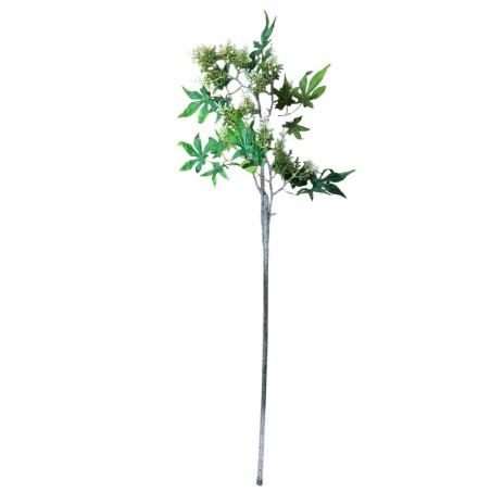 Bella Casa Artificial Flower Green & White 87 cm CM246217