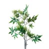 Bella Casa Artificial Flower Green & White 87 cm CM246217