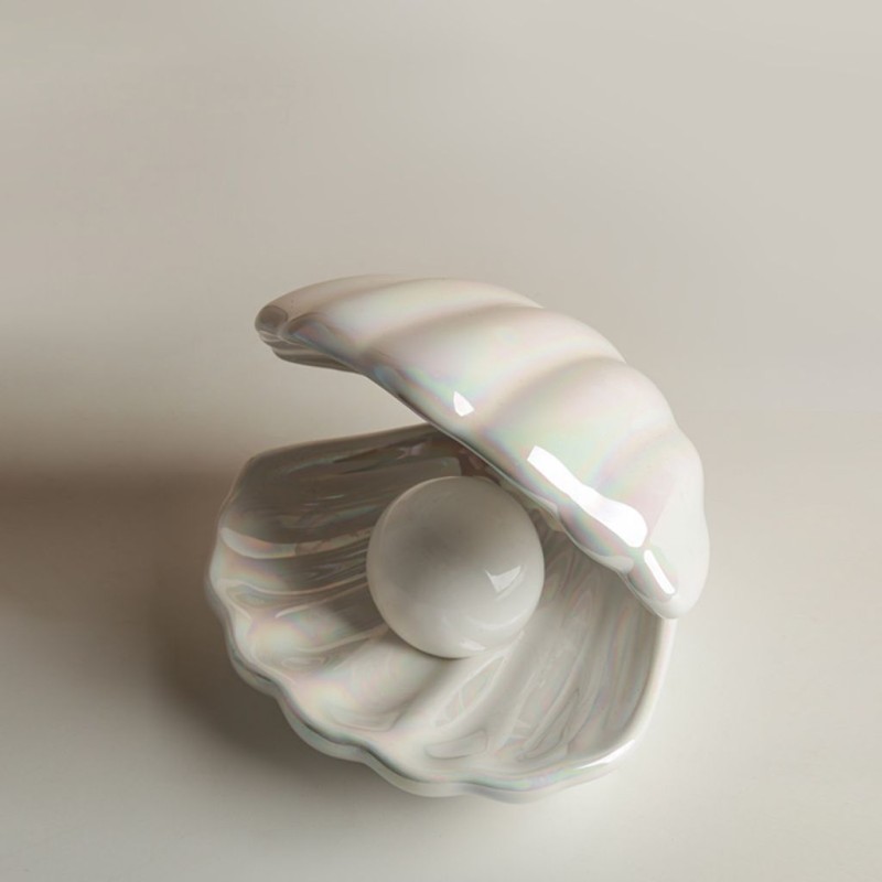 Cavendish Table Deco Conch Ceramic White - BT-ZMH69