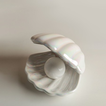 Cavendish Table Deco Conch Ceramic White - BT-ZMH69