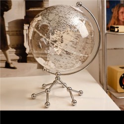 Bella Casa Table Deco Transparent Tellurion Plastic Transparent - BT-ZMH161