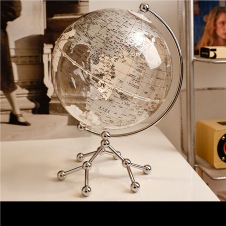 Bella Casa Table Deco Transparent Tellurion Plastic Transparent - BT-ZMH161