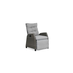 Collection Tamarin Cole Reclining Set of 2 Chairs +Side table Grey