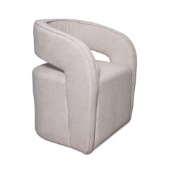Bella Casa Rosario Chair Beige Fabric