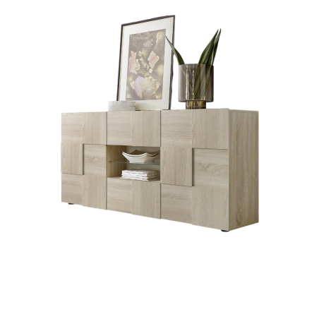 Bella Casa Dama Sideboard With 2 Doors 2 Drawers Samoa & Oak Ref 201508-07