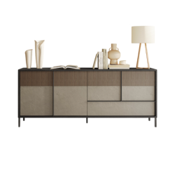 Bella Casa Everest Sideboard With 4 Doors Lava & Clay Ref 208259-07AG