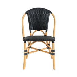 Collection Tamarin Bristo Chair Rattan Black