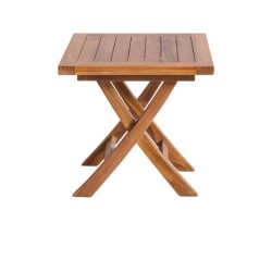 Collection Tamarin Classic Square Folding Table Teak