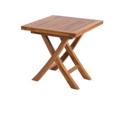Collection Tamarin Classic Square Folding Table Teak