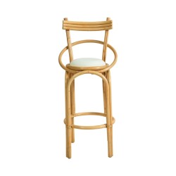 Collection Tamarin Bulat Stool Bar Rattan With Cushion
