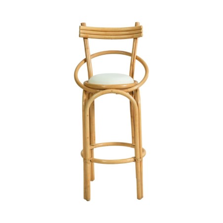 Collection Tamarin Bulat Stool Bar Rattan With Cushion